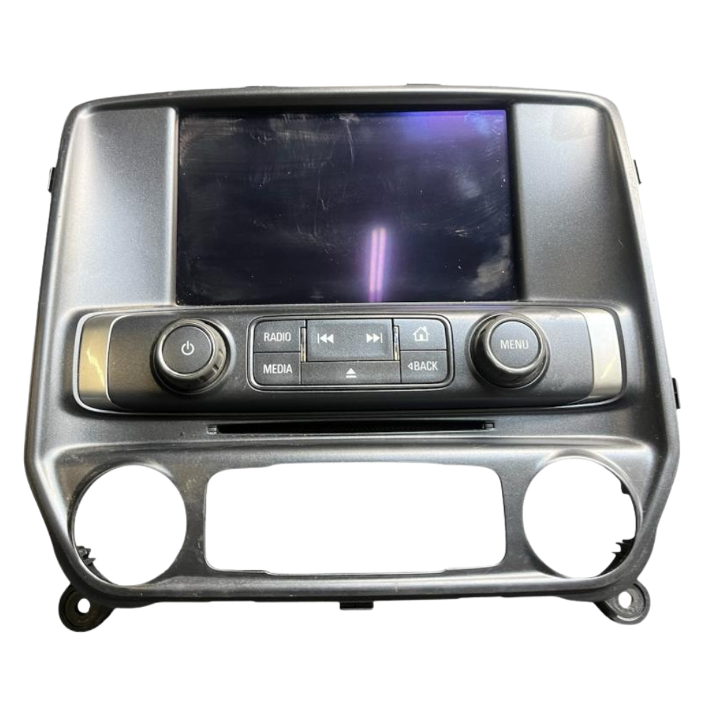 2014 Chevrolet Silverado 1500 2500 Audio Radio Control Panel with Screen 23176312 — view 1