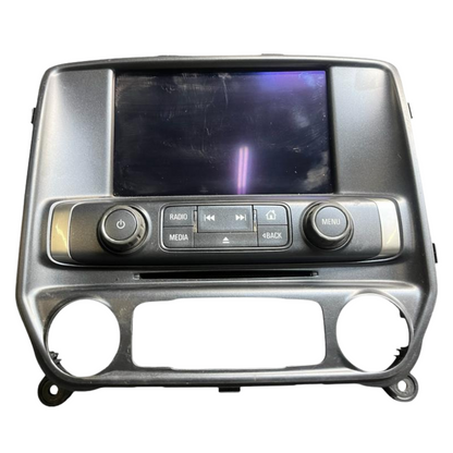2014 Chevrolet Silverado 1500 2500 Audio Radio Control Panel with Screen 23176312 — view 1