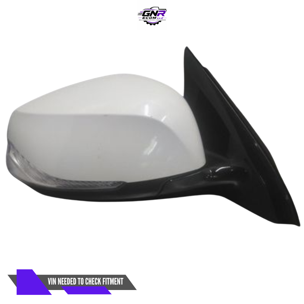 2017–2020 Infiniti QX60 Right Passenger Side Door Mirror Assembly White — view 1