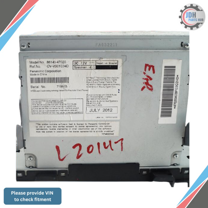 2012–2014 Toyota PRIUS Touch Screen Stereo AM FM XM HD Radio CD Player OEM — view 5