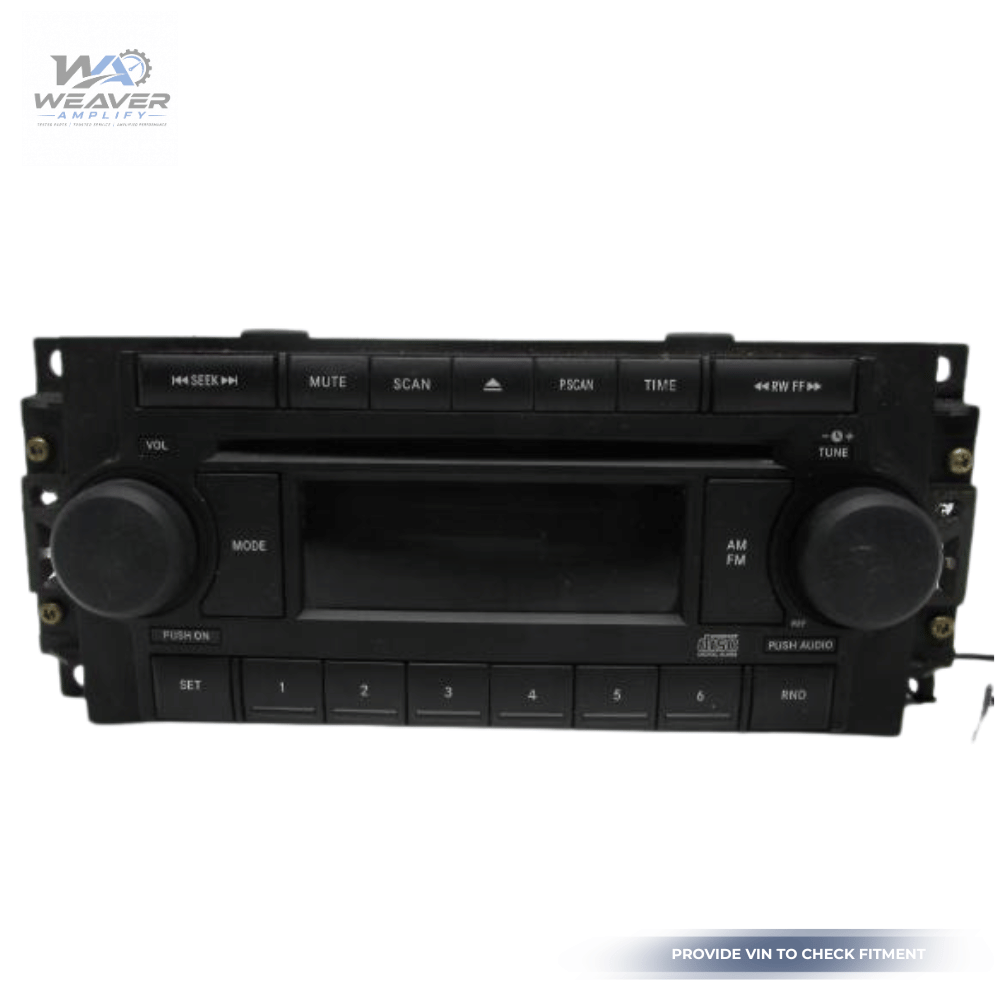 2004–2007 Dodge Durango AM-FM CD Player Radio Receiver ID REF OEM — view 1