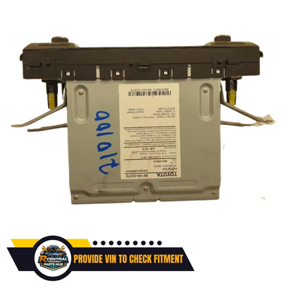2015–2016 Toyota Corolla Radio Display Receiver AM FM CD 100571 OEM — view 3