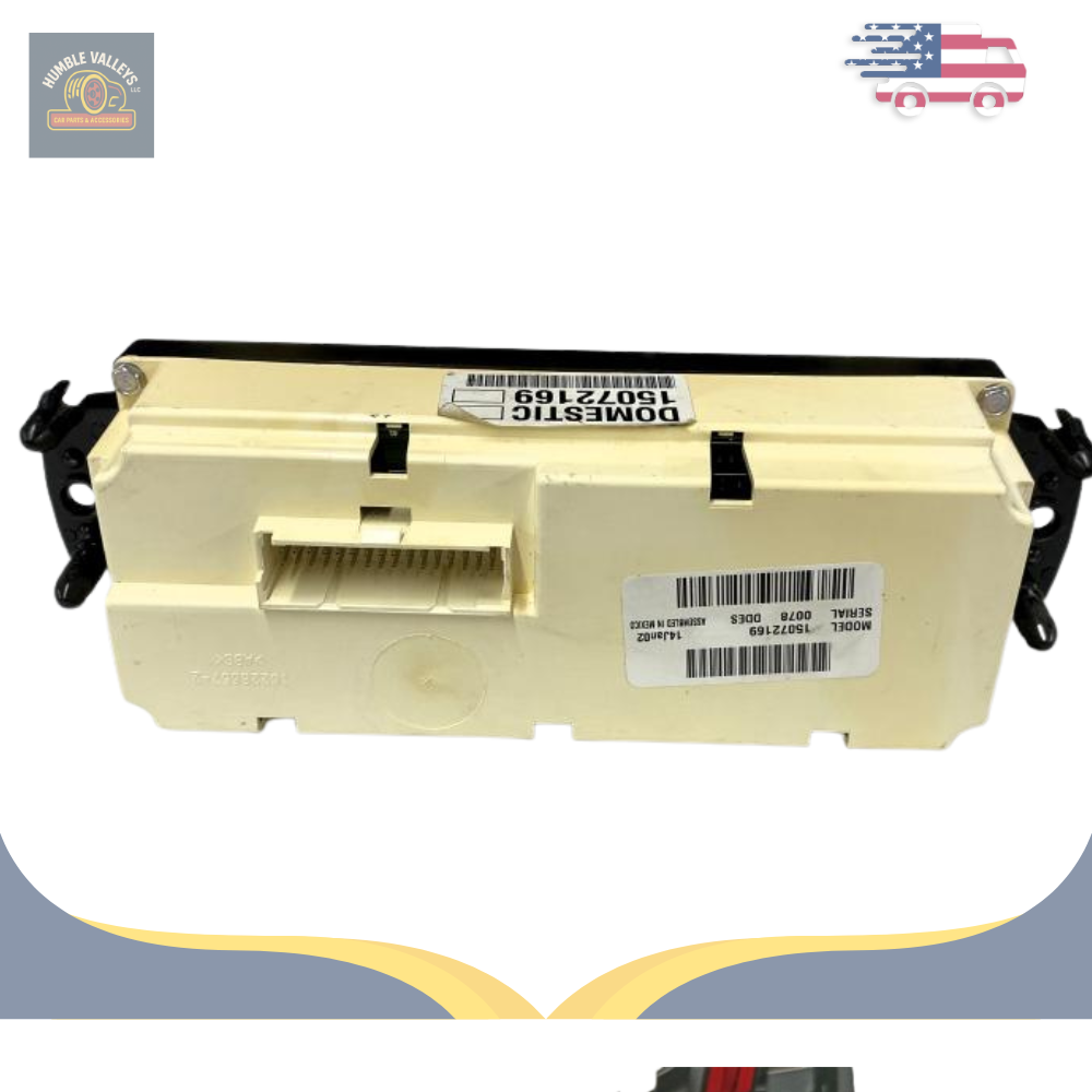 2002 Cadillac Escalade AC Heater Temperature Climate Control without Celsius Display — view 5