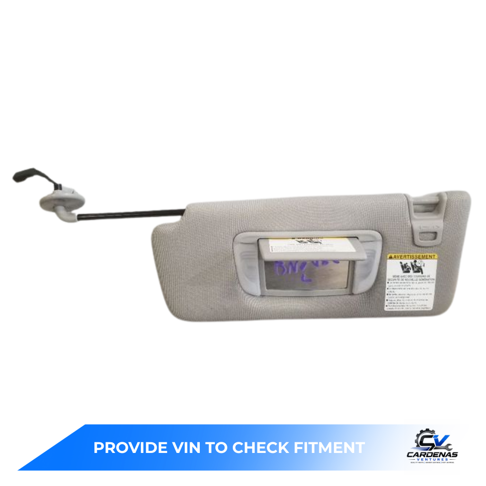 2016–2023 Toyota Tacoma LH Driver Sunvisor Sun Visor with Mirror & Light OEM — view 2