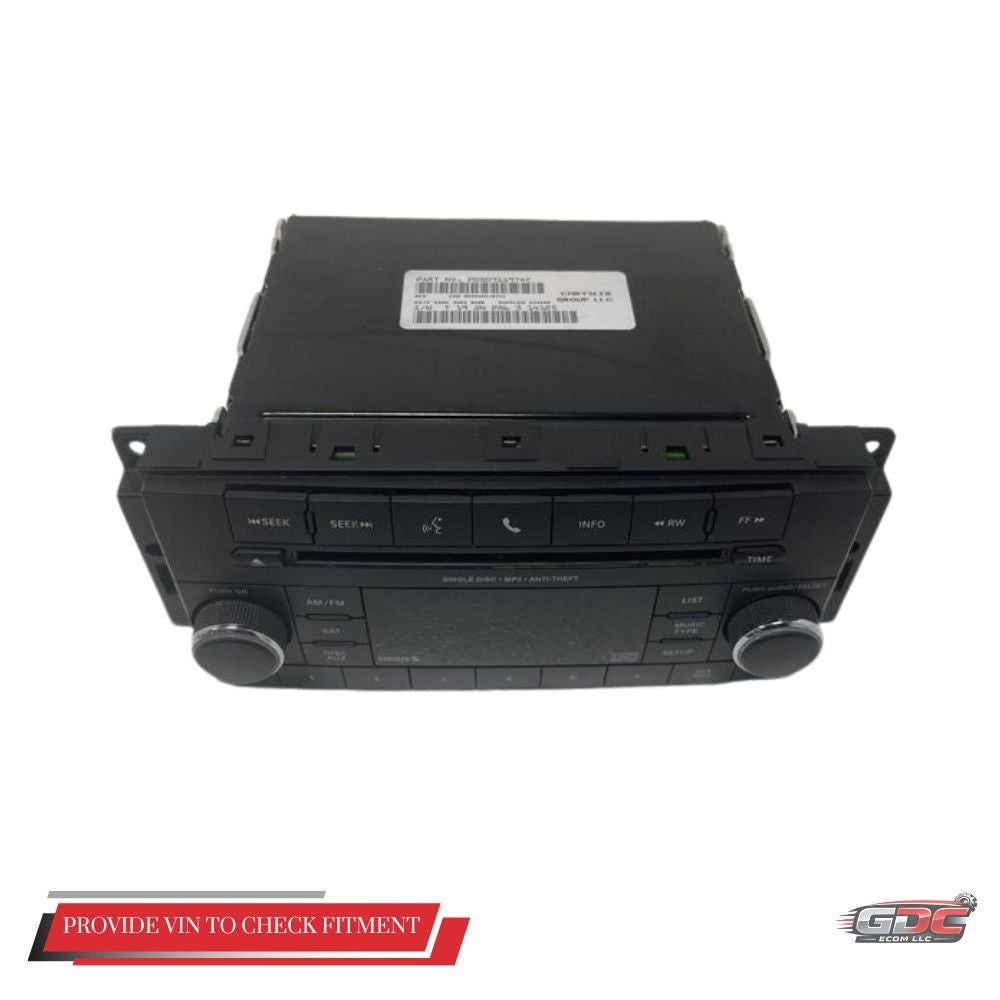2012–2017 JEEP PATRIOT AM-FM-CD-MP3 Player Satellite Radio Receiver OEM — view 2
