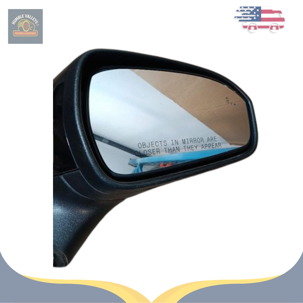 2019–2020 Ford Fusion Right Passenger Side View Door Mirror with Blind Spot Black — view 4