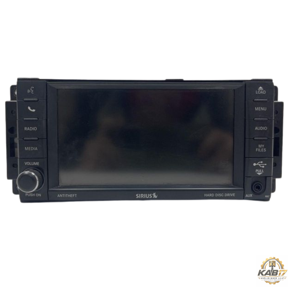 2011–2017 Jeep Patriot Compass AM FM CD DVD Satellite Radio Receiver ID RBZ OEM — view 1