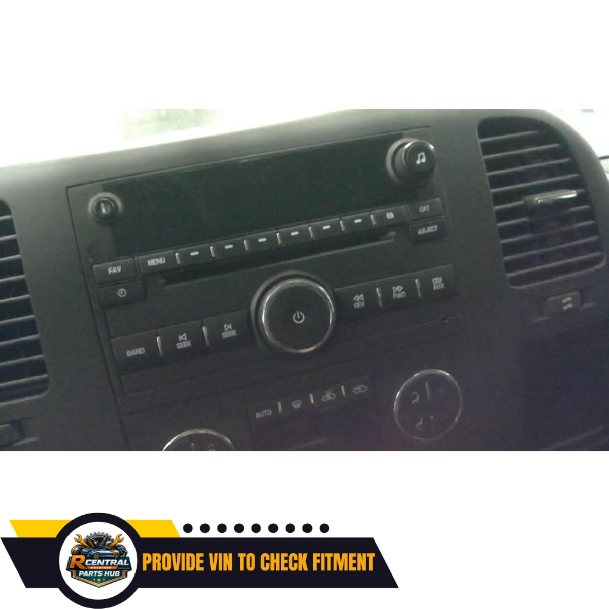 2011–2017 GMC Savana Van Radio Receiver AM/FM/MP3/CD Option UUI OEM — view 2