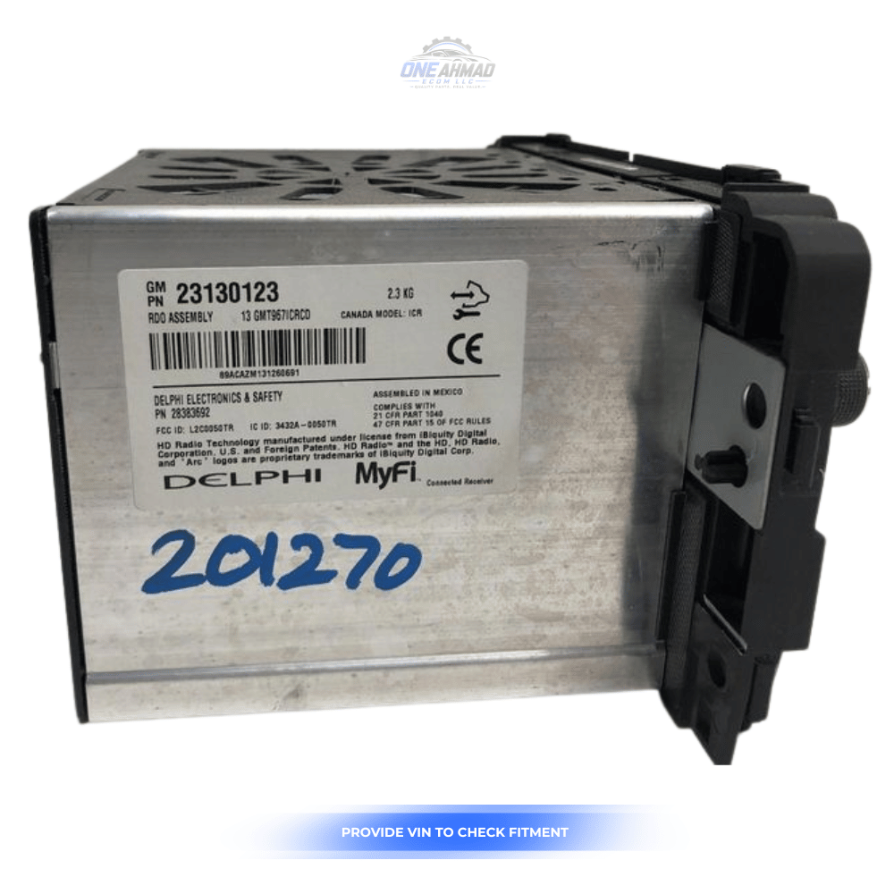 2013–2014 Chevrolet Traverse AM FM CD Radio Receiver with Display Screen OEM — view 2