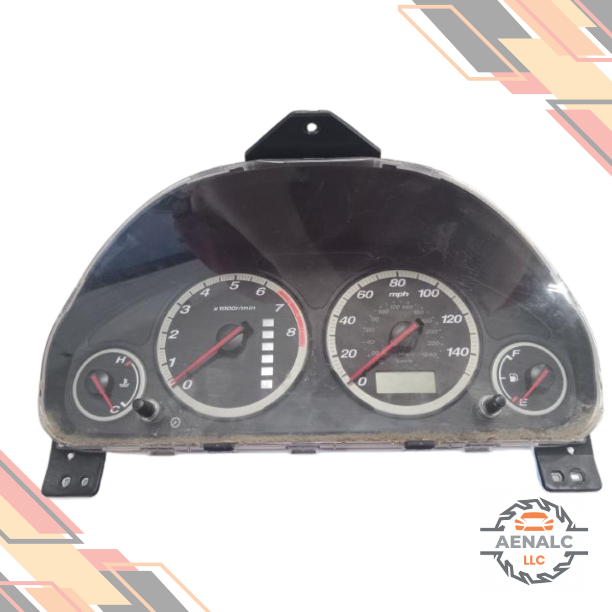 2002–2004 Honda CRV AT Speedometer Instrument Cluster US market 02 03 04 — view 1