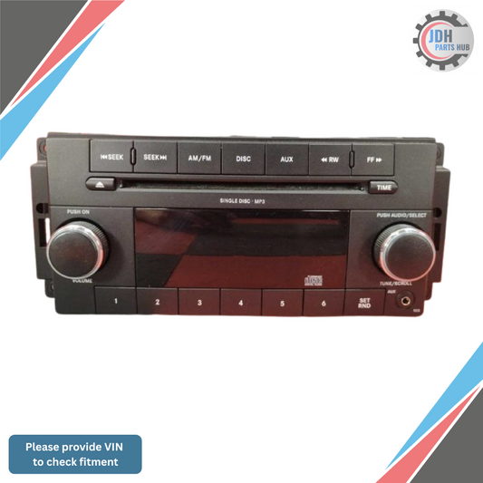2011–2012 Dodge Caliber AM FM CD MP3 Radio Receiver RES — view 1