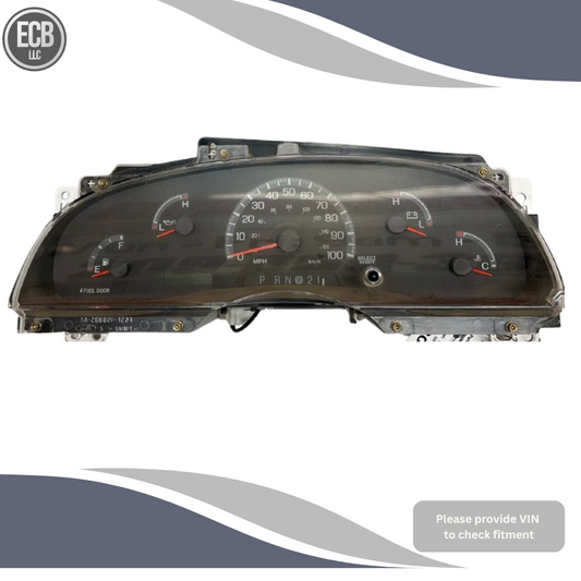 2002–2003 Ford F250 F350 SD Speedometer with Tach Instrument Cluster MPH Gas AT OEM — view 1