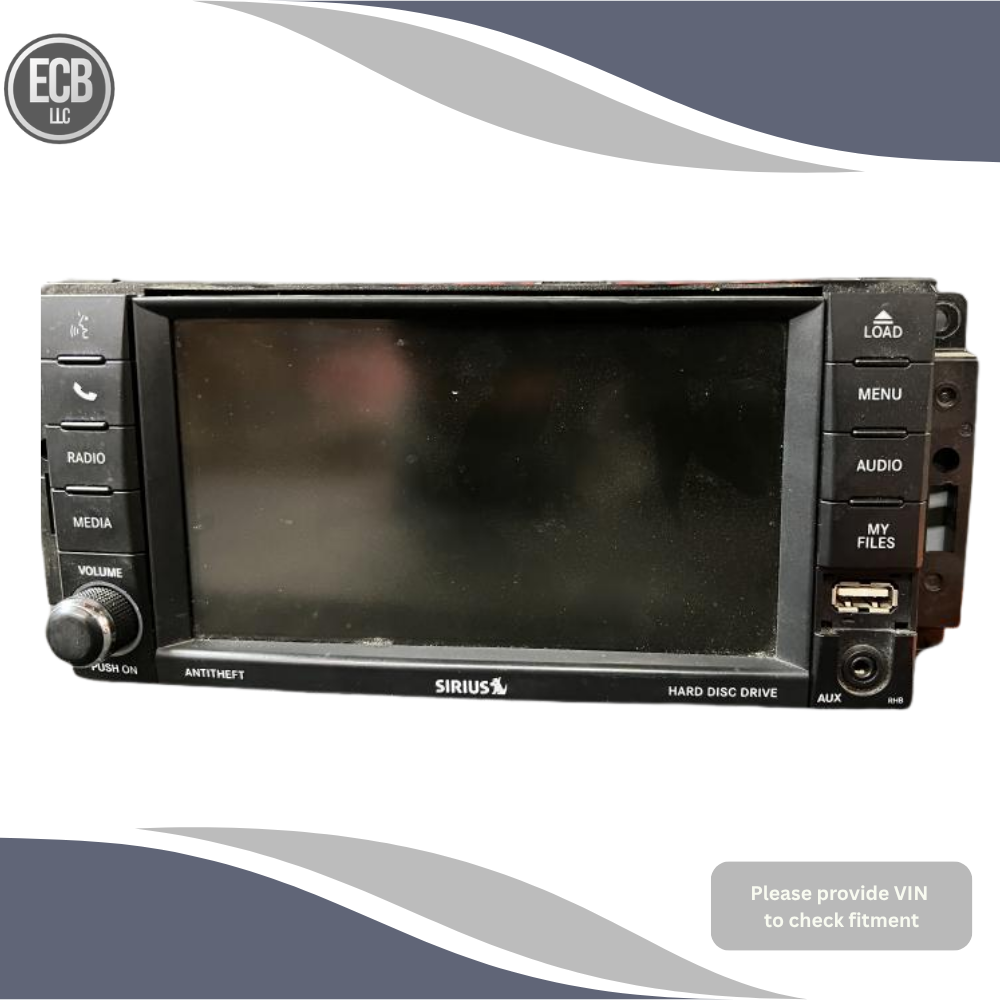2013–2016 Chrysler Town & Country AM FM CD Navigation Radio Display Screen RHB — view 1