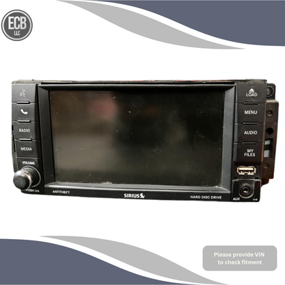 2013–2016 Chrysler Town & Country AM FM CD Navigation Radio Display Screen RHB — view 1