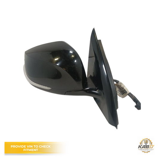 2017–2020 Infiniti QX60 Right Passenger Side Door Mirror Assembly Black OEM — view 1