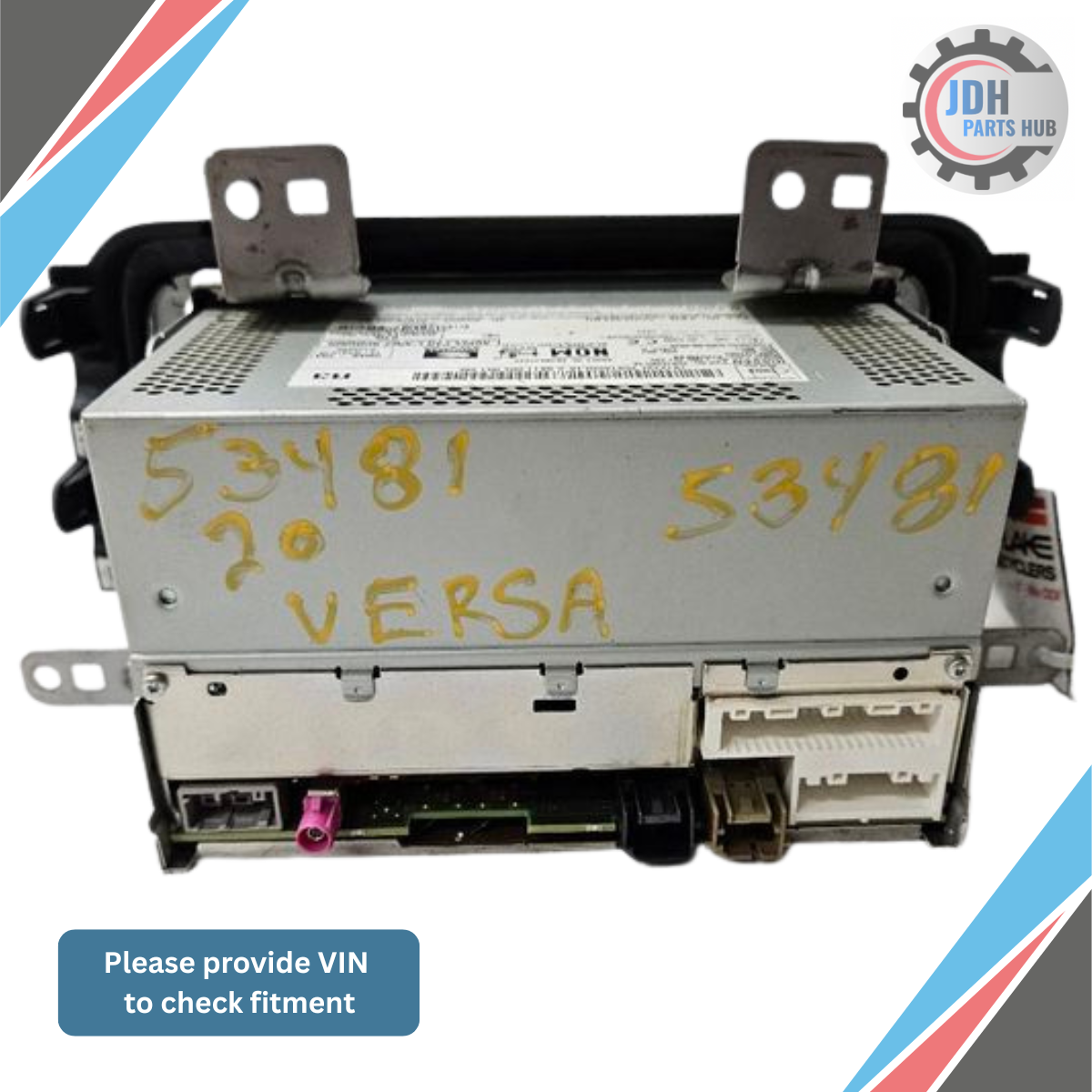 2020–2021 Nissan Versa Display Screen Radio Receiver OEM — view 3