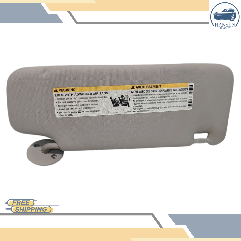 2012–2020 Chevrolet Sonic LH Driver Sunvisor Sun Visor with Mirror OEM — view 1