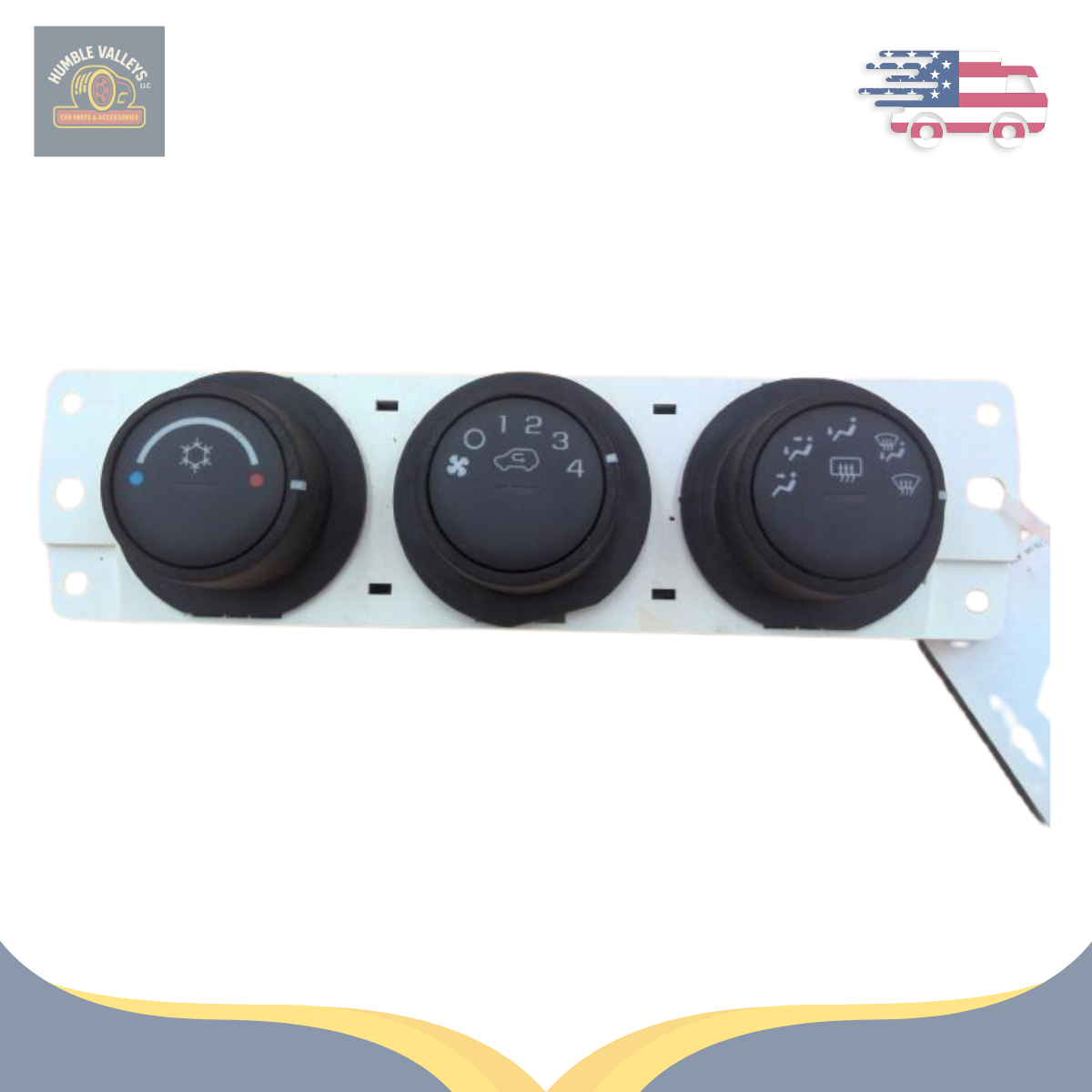 2006–2008 Hummer H3 Manual Climate AC Heater Temperature Control — view 2