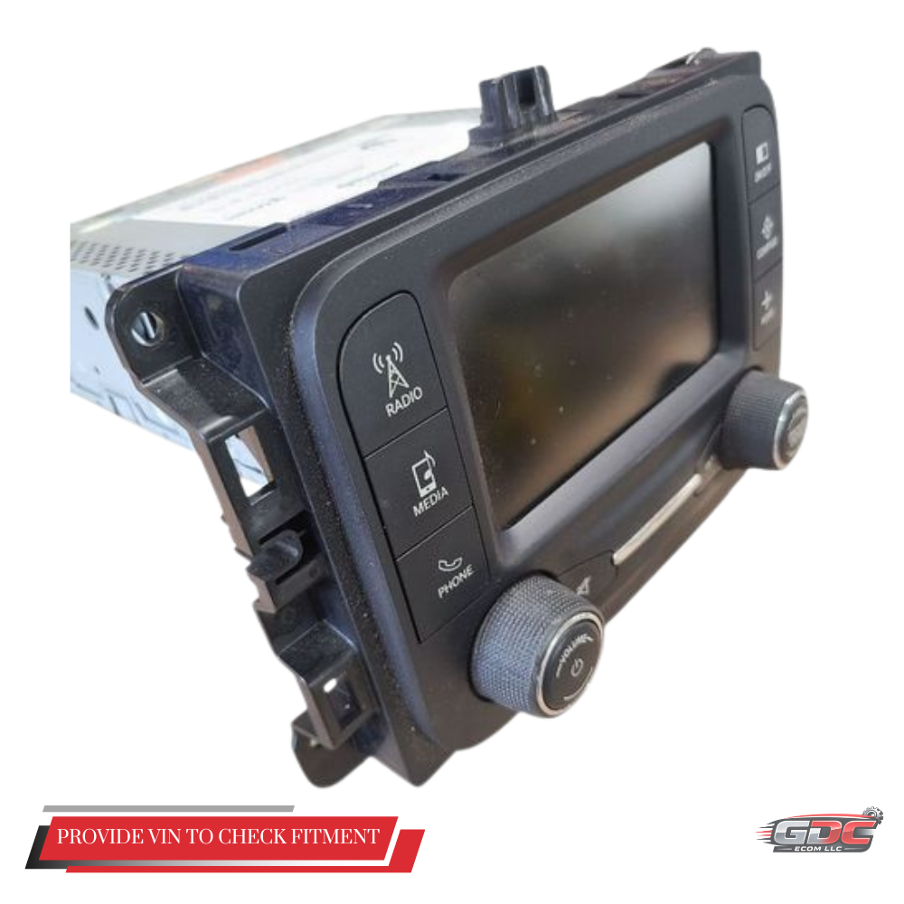 2015–2017 Jeep Renegade AM FM Radio Receiver With Display Screen OEM — view 3