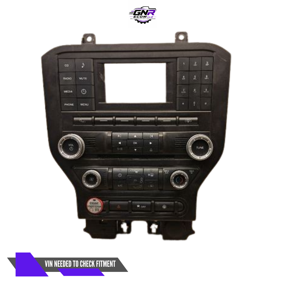 2016–2017 Ford Mustang Radio Control Panel 4.2 OEM — view 1