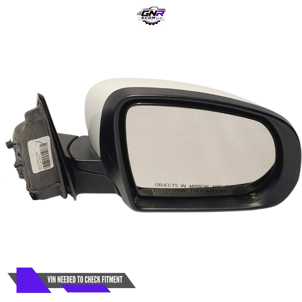 2014–2021 Jeep Cherokee Right Passenger Side View Door Mirror White OEM — view 3