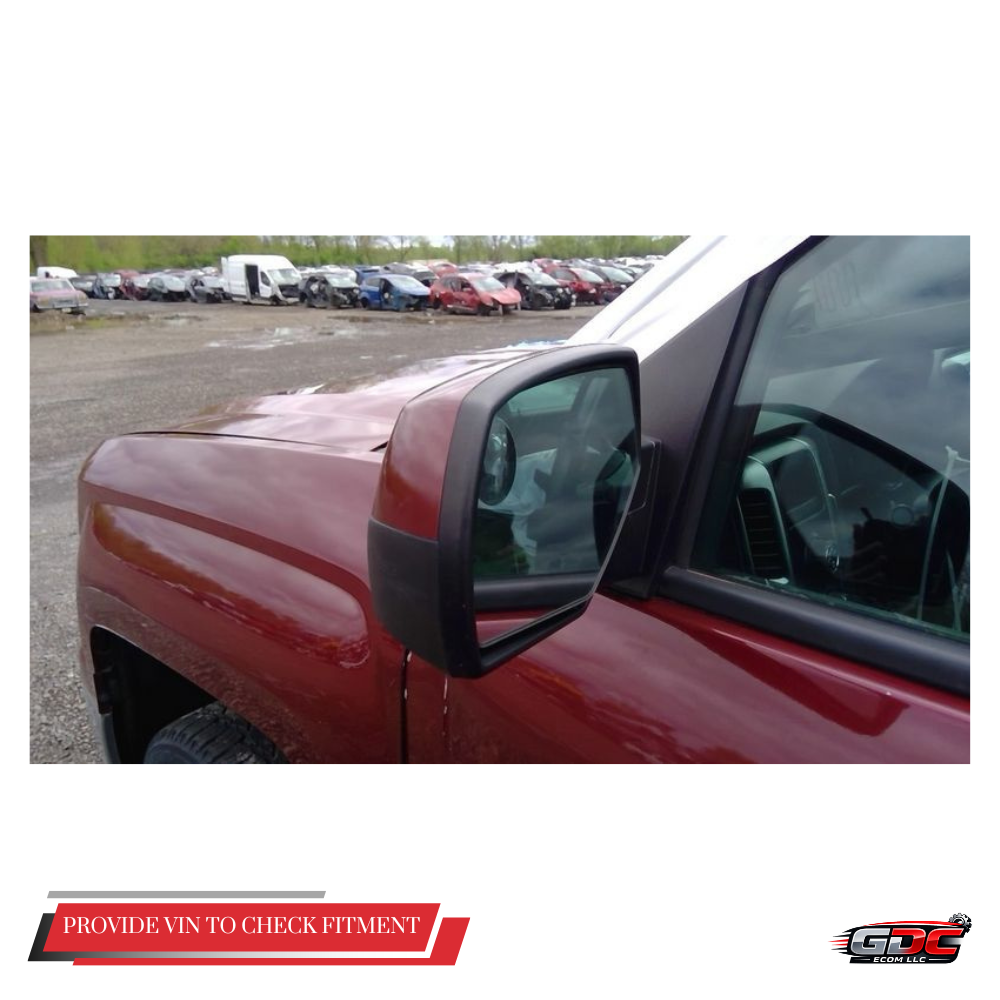 2014–2019 Chevrolet Silverado 1500 Left Driver Side View Door Mirror Maroon OEM — view 2