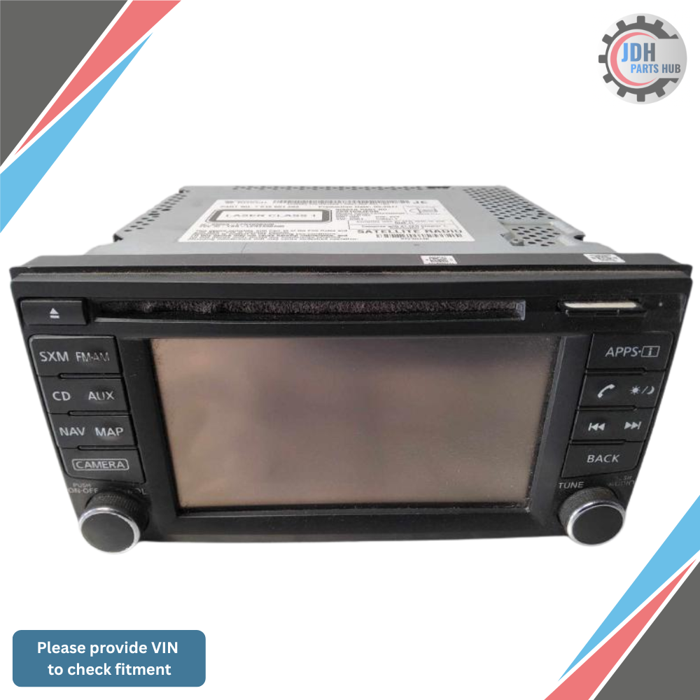 2015 Nissan Sentra CD Player Radio Receiver Navigation With Display Screen OEM — view 1