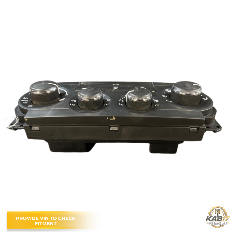 2008–2010 Chrysler 300 Climate AC Heater Temperature Control OEM — view 2
