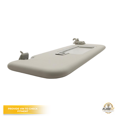2023–2024 Kia Niro RH Passenger Sunvisor with Mirror Gray OEM — view 3