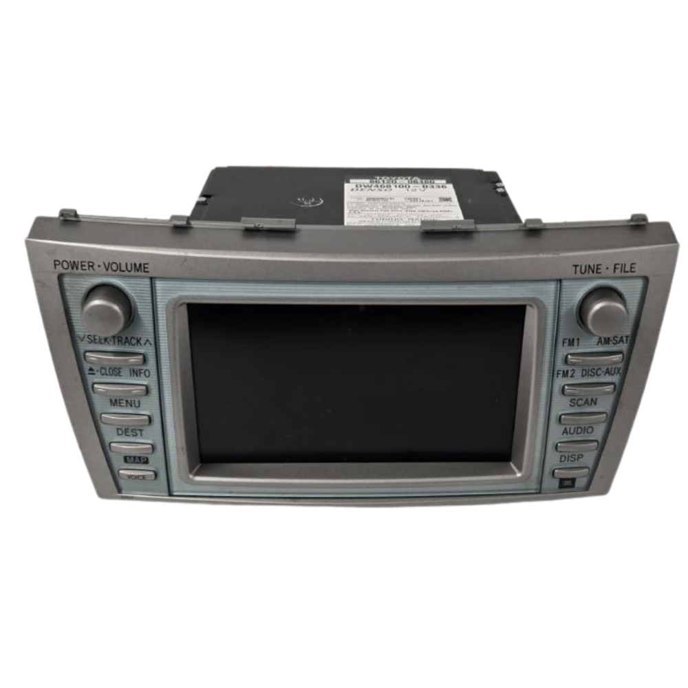 2007–2009 TOYOTA CAMRY HYBRID AM FM NAVIGATION SAT MP3/CD/DVD PLAYER RADIO E7011 — view 1