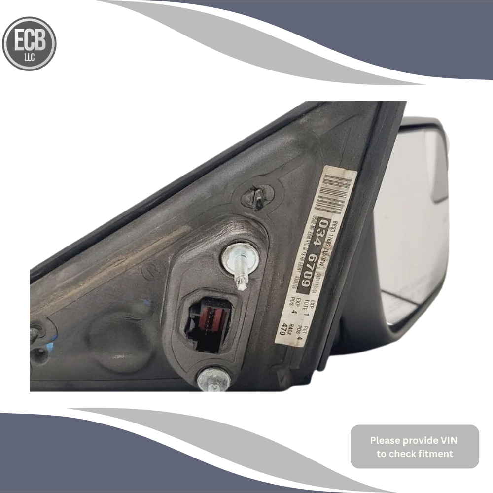 2011–2015 Ford Explorer Right Passenger Side View Door Mirror Power Black OEM — view 3