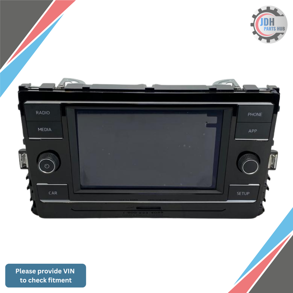 2018–2020 Volkswagen Tiguan Radio Media CD Player Display Receiver OEM — view 1