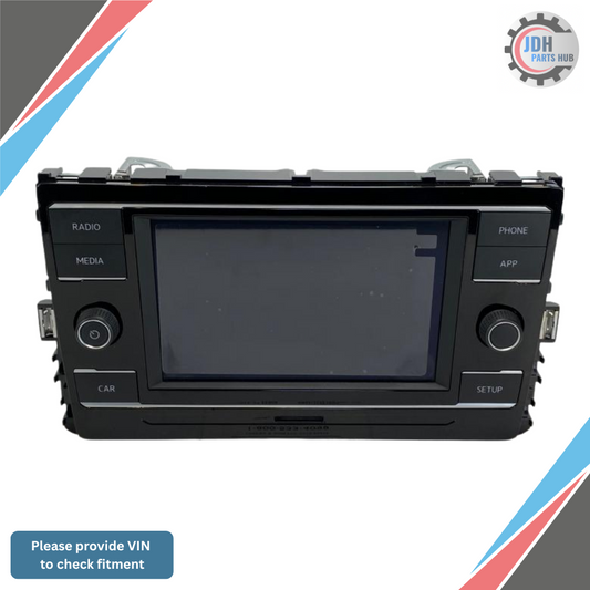 2018–2020 Volkswagen Tiguan Radio Media CD Player Display Receiver OEM — view 1