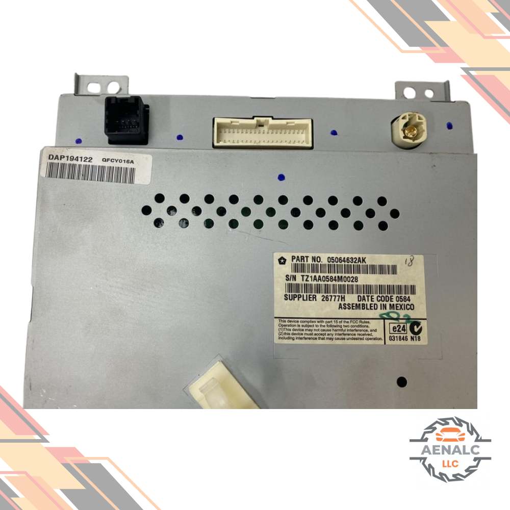 2011–2014 Chrysler 300 Dodge Charger Radio Info Information Display Screen OEM — view 4