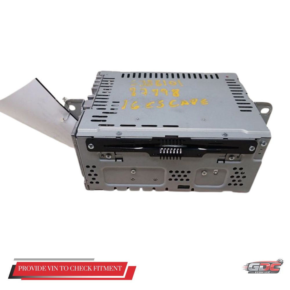 2015–2019 Ford Escape AM FM CD Mp3 Single Disc Radio Receiver OEM CJ5T-19C107-GA — view 3