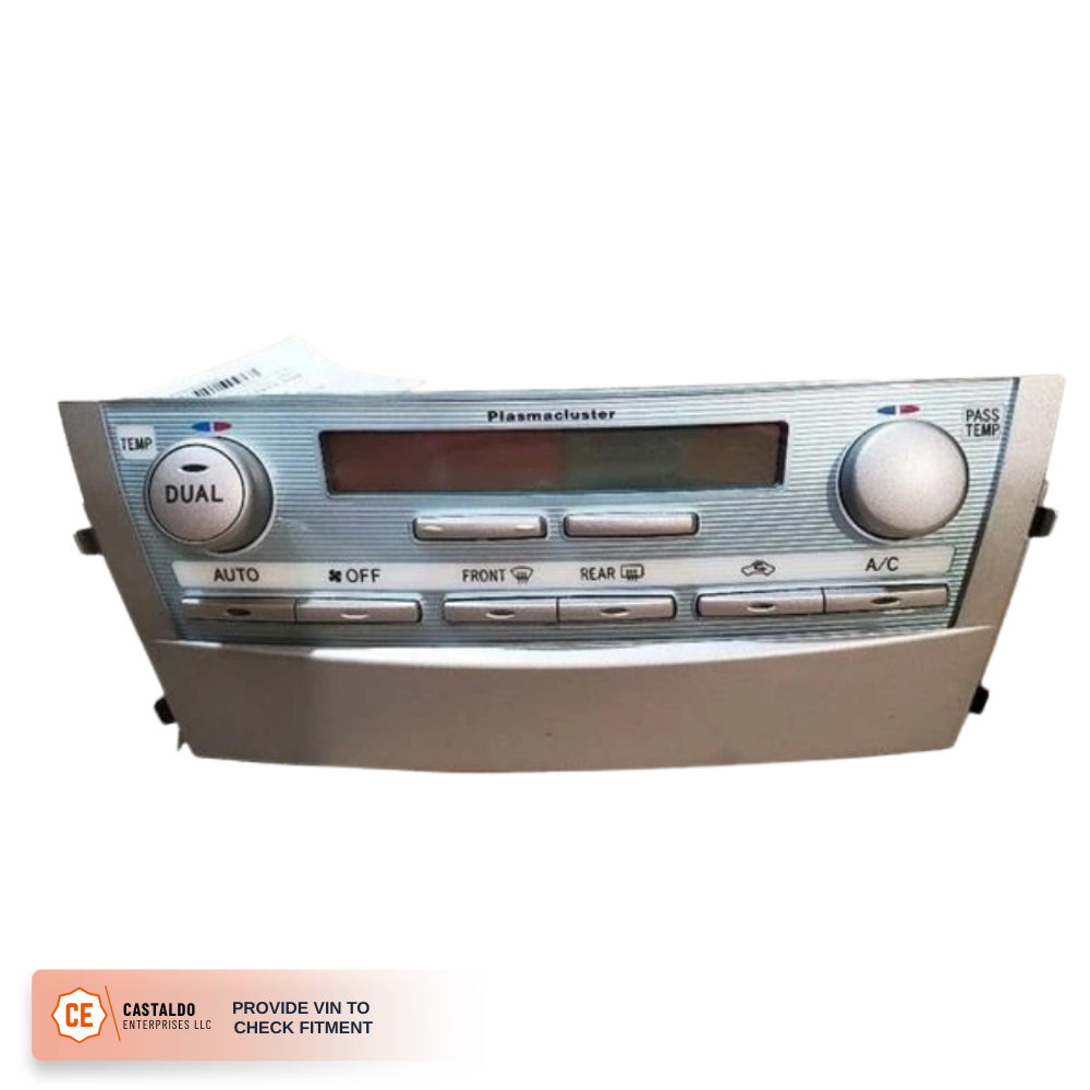 2007–2009 Toyota Camry Climate AC Heater Temperature Control Panel OEM — view 1