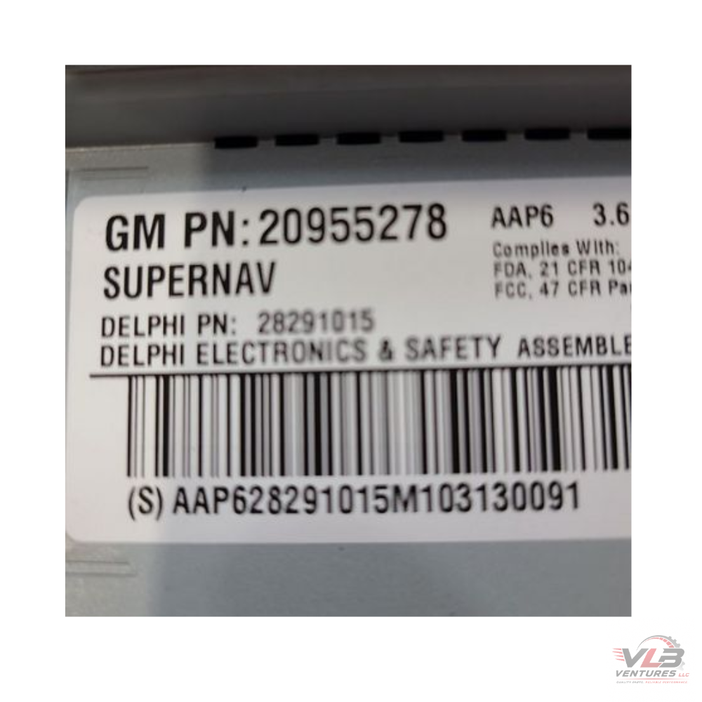 2011 Cadillac Escalade AM-FM-stereo-D<wbr/>VD-navigation Radio Receiver Display GMQ — view 4