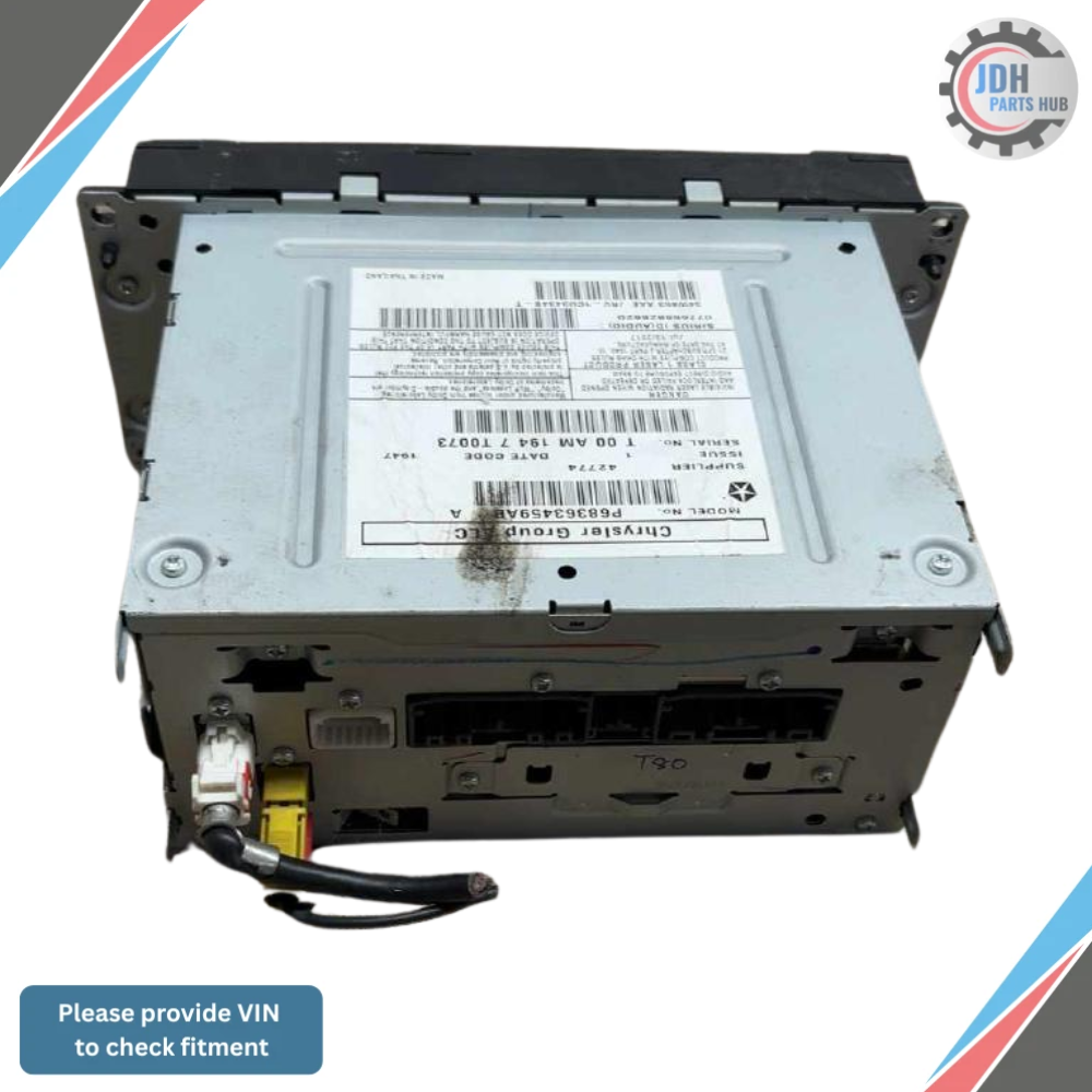 2012–2019 Dodge Caravan Radio Multimedia Satellite AM FM CD RBZ OEM — view 2