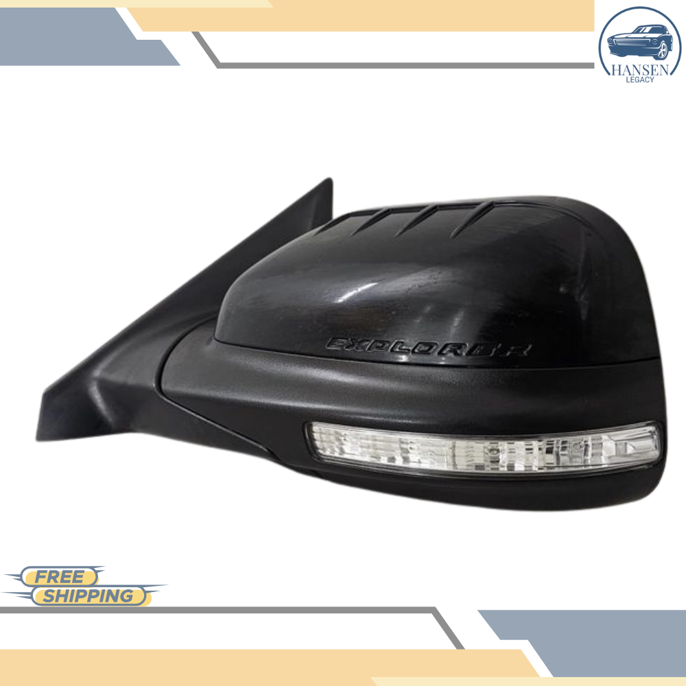 2011–2015 Ford Explorer Front Left Driver Side View Mirror Assembly OEM — view 2