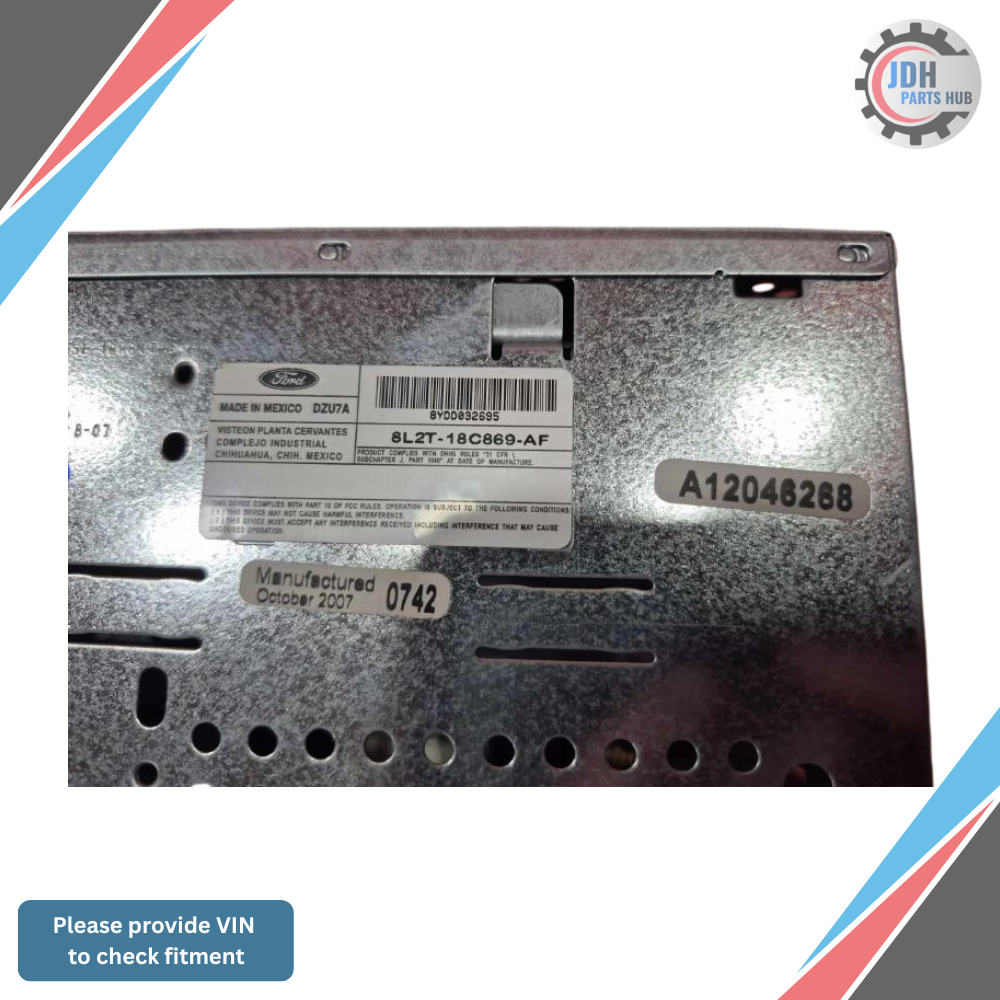 2008–2009 Ford Explorer AM FM CD MP3 Radio Receiver OEM — view 5