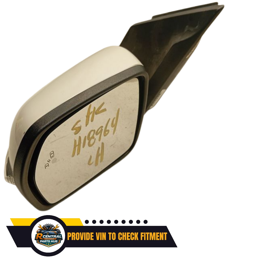2019–2024 Ford Edge Left Driver Side View Door Mirror White OEM — view 1