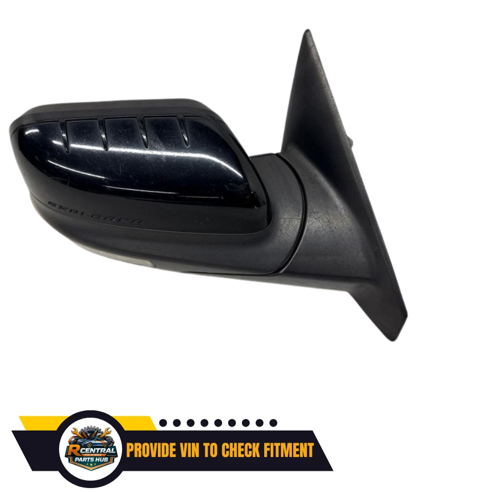 2011–2015 Ford Explorer Right Passenger Side View Door Mirror Power Black — view 1