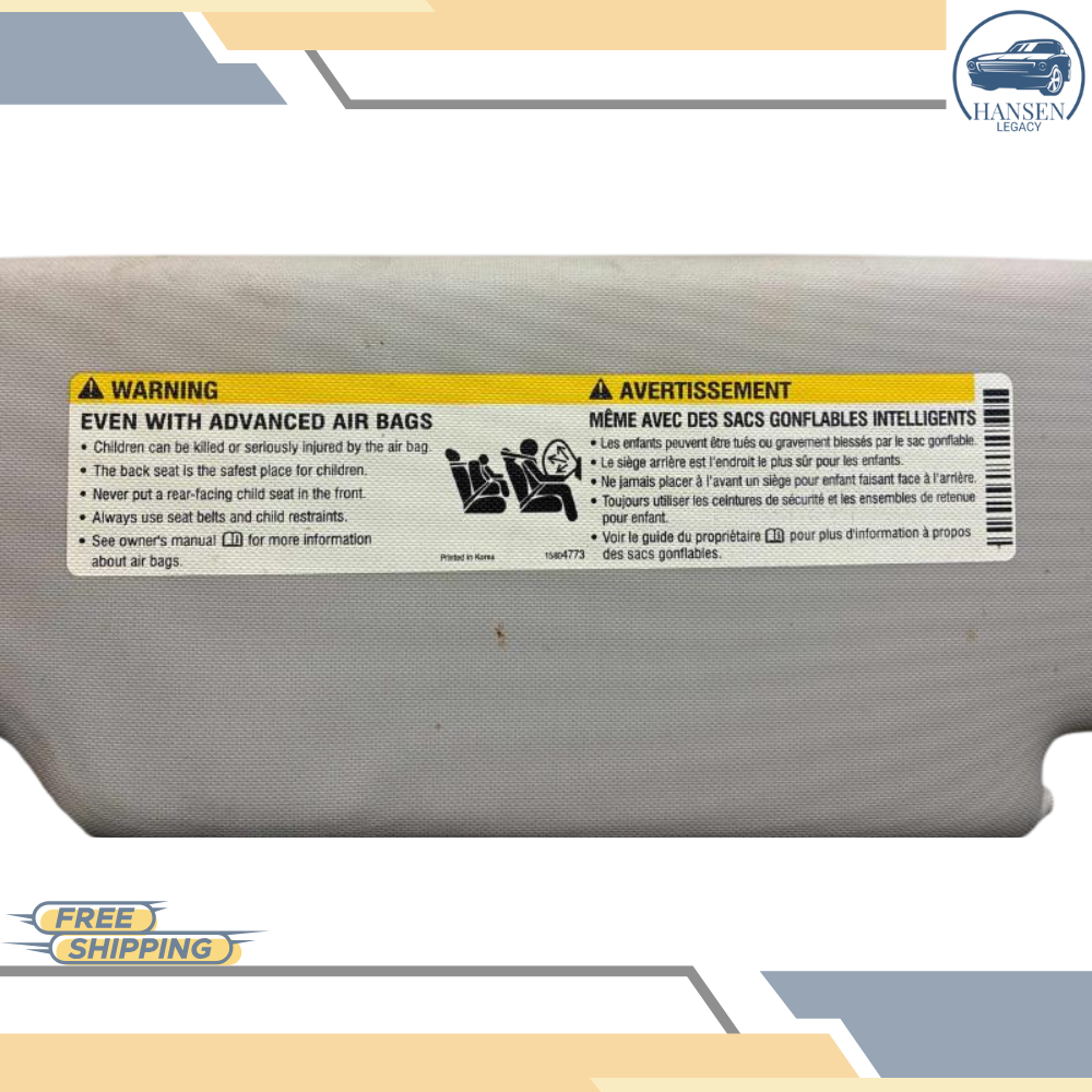 2012–2020 Chevrolet Sonic LH Driver Sunvisor Sun Visor with Mirror OEM — view 3