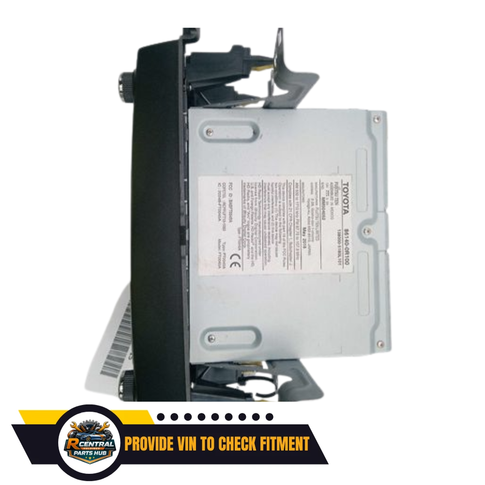 2014–2015 Toyota Rav4 Radio Receiver Display ID 100325 — view 2