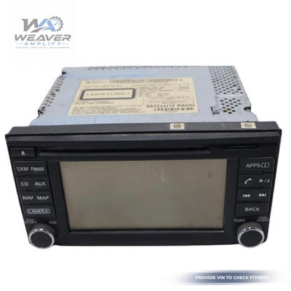 2015 Nissan Sentra CD Player Radio Receiver Navigation With Display Screen OEM — view 1