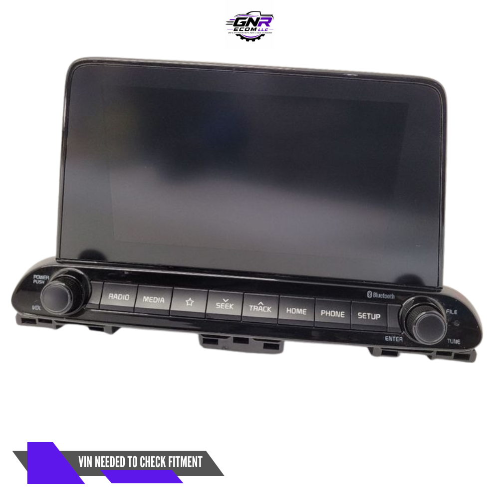 2019–2020 Kia Forte AM FM Radio Receiver Display Screen without Navigation ID 7070WK — view 3