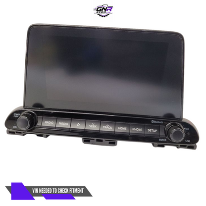 2019–2020 Kia Forte AM FM Radio Receiver Display Screen without Navigation ID 7070WK — view 3