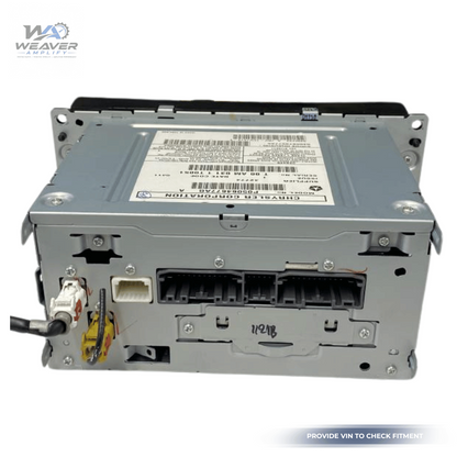 2010–2012 Dodge Caliber Radio AM/FM Satellite DVD Player Receiver ID RBZ OEM — view 3
