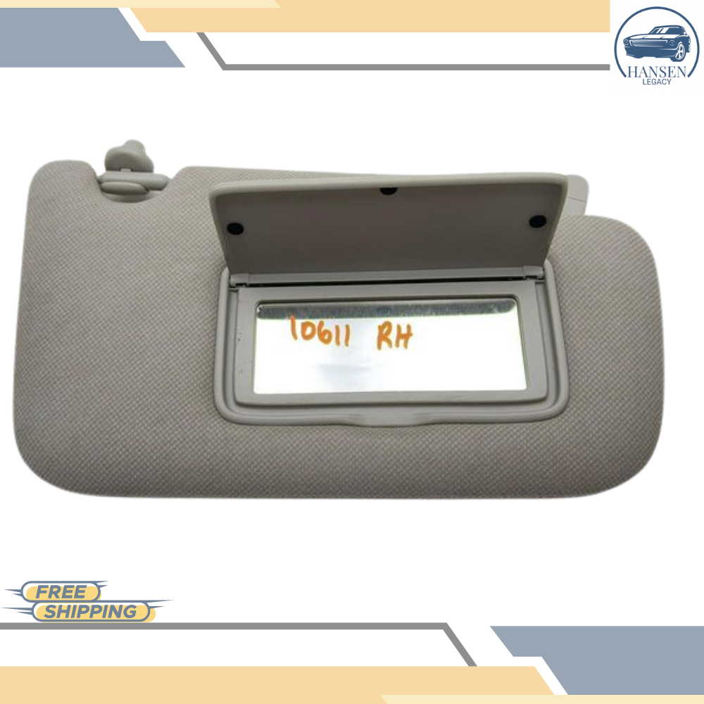 2013–2019 Nissan Sentra RH Passenger Sunvisor Sun Visor with Mirror OEM — view 2