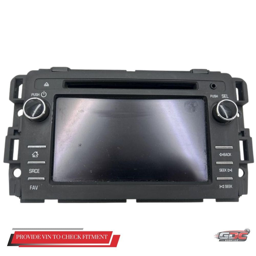 2016–2017 Chevrolet Traverse Enclave Radio Receiver Display ID 84082781 — view 1